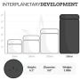 Bocal en verre 500 ml étanche aux odeurs par Interplanetary Development Bocal en verre 500 ml étanche aux odeurs par Interplanetary Development
