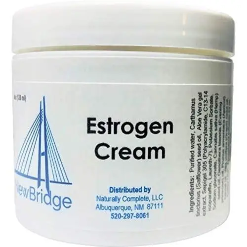 New Bridge Estrogen Cream Jar, 4oz