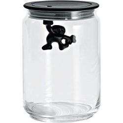 Alessi AMDR05 B"&quotGianni" Glass Box, Black