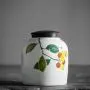 Foylome Set of 4 Hand Drawn Flower Tea Can Kitchen Canister Set with Wood Lids Sugar, Coffee, Flour or Food Storage Jar Foylome Set of 4 Hand Drawn Flower Tea Can Kitchen Canister Set with Wood Lids Sugar, Coffee, Flour or Food Storage Jar