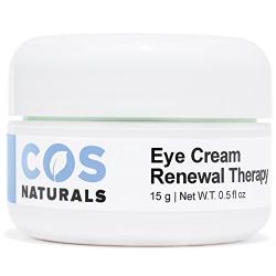 COS Naturals Eye Cream Renewal Therapy with Vitamin C Hyaluronic Acid for Dark Circles Puffiness Fine Lines Wrinkles (15 ml / 0.5 fl oz)