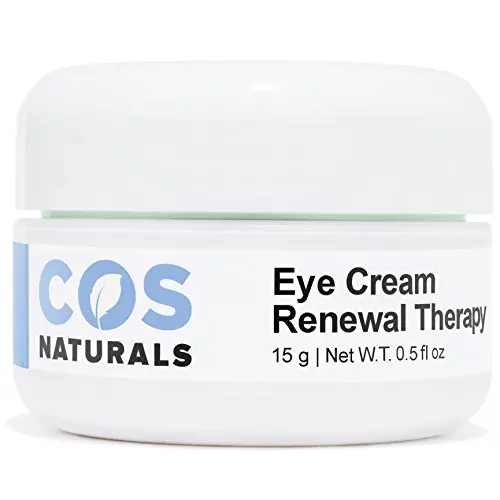 COS Naturals Eye Cream Renewal Therapy with Vitamin C Hyaluronic Acid for Dark Circles Puffiness Fine Lines Wrinkles (15 ml / 0.5 fl oz)