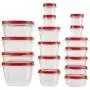 Rubbermaid Easy Find Lids 34-Piece Food Storage Container Set, Red