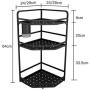 Spice Rack, Kitchen Free Standing Condiments Spice Rack Countertop Storage Cupboard For Seasoning Jars And Utensils Holder WSJF (Size : 24 x 24 x 64 cm)