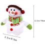 Artibetter Christmas Candy Jar Christms Favor Box with Snowman Doll Star Shape Christmas Food Storage Container for Cookies