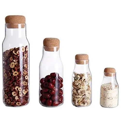 WANGLXST Food Storage Containers with Lid, Airtight Food Container Set, Cereal Containers for Storage, BPA Free, Stackable Spaghetti Jar, Transparent WANGLXST Food Storage Containers with Lid, Airtight Food Container Set, Cereal Containers for Storage, BPA Free, Stackable Spaghetti Jar, Transparent