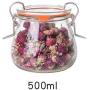 Yl Ly Glass Bottle Sealed Jar Passion Fruit Honey Lemon Transparent Jar Home Multi-Grain Candy Storage Tank 500Ml