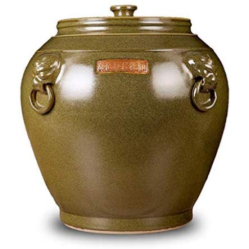 Food Savers & Storage Containers Rice Cylinder Ceramic Rice Box Candy Jar Kimchi Jar Grain Box Food Container Kitchen Sealed Flour Tank Water Tank Storage Rice Jar Kimchi Cylinder Storage Cylinder Ret