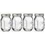 Mini Mason Spice Jar with Dispenser Lid 4oz (4, black)