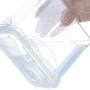 Storage Tank PP Plastic Transparent Sealed cans Food Storage Storage Tank (Size : 2.4L)