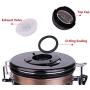 Airtight Coffee Bean Sealed Can Container With Exhaust Valve Stainless Steel Coffee Storage Coffee Tea Storage Jar Canister Container Pot Tank Stainless Steel for Coffee Tea Sugar Cereal Brown by SOP