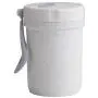 YBOBK Haus Kunststoff Reisstroh Trinkbecher, Leakproof, Mikrowellengeeignet, Kühlbox, Wiederverwendbar, Tragbar für unterwegs, mit Deckel für Joghurt, Milch, Cola (Beige)