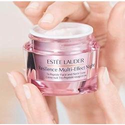 Lot of 2 x Estee Lauder Resilience Multi-Effect Tri-Peptide Face and Neck Creme SPF 15, 0.5 oz / 15ml each, Travel Size Unboxed