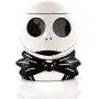 Toynk Der Nightmare Vor Weihnachten Cookie Jar – Jack Skellington Keramik Speicher Schädel (23 x 18 cm) Tim Burtons Klassisches Halloween & Weihnachten Dekor – Küche, Zuhause & Büro Geschenke