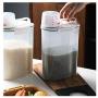 WWWT Food Storage Box, Kitchen Transparent Grain Sealed Storage Tank, Plastic Storage, Storage jar Household Set