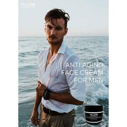 Nude Ingredients Mens Anti Aging Face Cream For Men - Day and Night Cream - Essential Facial Moisturizer for Men - Wrinkle Cream For Men - Cream For Dry Skin - Scented - 4 Ounce