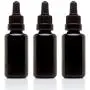 Infinity Jars 30 Ml (1 fl oz) Black Ultraviolet Glass Bottle w/Glass Eye Dropper 3-Pack Infinity Jars 30 Ml (1 fl oz) Black Ultraviolet Glass Bottle w/Glass Eye Dropper 3-Pack