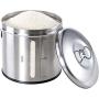 Food Storage Containers Jar 304 Stainless Steel with Lids Airtight Bpa Free Large, Cookie Jar Cereal Coffee Storage Containers Jar for Kitchen Pantry Organization Canister Candy Bulk, 10L