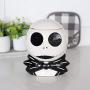 Toynk The Nightmare Before Christmas Cookie Jar - Jack Skellington Ceramic Storage Skull (9" x 7") Tim Burtons Classic Halloween & Christmas Decor - Kitchen, Home & Office Gifts