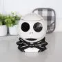 Toynk Der Nightmare Vor Weihnachten Cookie Jar – Jack Skellington Keramik Speicher Schädel (23 x 18 cm) Tim Burtons Klassisches Halloween & Weihnachten Dekor – Küche, Zuhause & Büro Geschenke