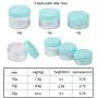 Bouteilles à Échantillons en Plastique Transparent 21 Pièces, 10/15/20g, Ronds, avec Bouchons à Vis et 7 Mini Spatules pour Cosmétiques, Ongles, Bijoux Bouteilles à Échantillons en Plastique Transparent 21 Pièces, 10/15/20g, Ronds, avec Bouchons à Vis et 7 Mini Spatules pour Cosmétiques, Ongles, Bijoux