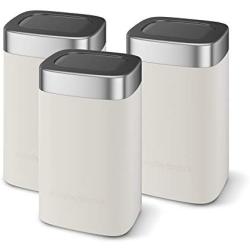 Morphy Richards Kitchen Storage Canisters, Special Edition, Sand, Set of 3