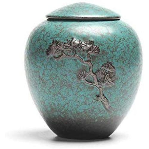 Kitchen Food Storage Jar Airtight Food Storage Tea Canisters Tea Caddy Storage Jars Sealed Ceramic Tea Can Coffee Green Decoration Sugar Bowl Kitchen Gifts (Size : A)