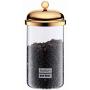 Bodum 11714-17S Classic Storage Jar, 68 Oz, Gold