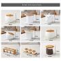 Kitchen Utensils Ceramic Seasoning Bottle And Sugar Bowl Seasoning Box Set Household Storage Bottle Kitchen Storage Jar,L