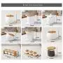 Kitchen Utensils Ceramic Seasoning Bottle And Sugar Bowl Seasoning Box Set Household Storage Bottle Kitchen Storage Jar,L