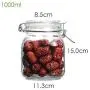 XSWZAQ Thickened vacuum coffee bean sealed cans Glass storage tanks home birds nest sealed bottles Honey bottle pickles (Size : 1000ml) XSWZAQ Thickened vacuum coffee bean sealed cans Glass storage tanks home birds nest sealed bottles Honey bottle pickles (Size : 1000ml)