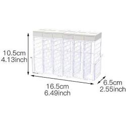 DUDDP Storage Spice lar set Spice Seasoning Box PP Salt Pepper Jars Box Kitchen Spice Storage Bottles Cooking Kitchen Accessories Tool
