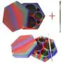 SZBS Silicone Container 110ml Hexagon Container For Dab Storage Jar Wax Concentrate Container Silicone Jar Dab Container With A Metal Rod (1) SZBS Silicone Container 110ml Hexagon Container For Dab Storage Jar Wax Concentrate Container Silicone Jar Dab Container With A Metal Rod (1)