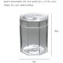 Brief Glass Tea Storage Jar Office Kung Fu Tea Set Accessories Flower Tea Seal Cans With Lid Coffee Beans Sugar Tanks Canister,A