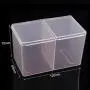 2 Colors Clear Compartments Holder Organizer Container Gel Polish Remover Cleaning Cotton Pad Swab Storage Box,pink 2 Colors Clear Compartments Holder Organizer Container Gel Polish Remover Cleaning Cotton Pad Swab Storage Box,pink