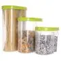 Kitchen Storage Box Food Storage Container 3 Piece Set Buckle Sealed Plastic Bottle Jar Refrigerator Food Storage Tank Moisture