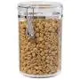 Oggi Clear Acrylic Canister with Locking Clamp,Capacity; 400ml, 550m, 750ml, 950ml Oggi Clear Acrylic Canister with Locking Clamp,Capacity; 400ml, 550m, 750ml, 950ml