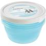 keeeper Freeze Food Box Mia Polar 1, 75L Round 4 Pieces in Blue, 4-Piece