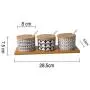 Mini Spice Jars Keramik Gewürzbox Japanische Küche Haushaltsgewürzglasersetz