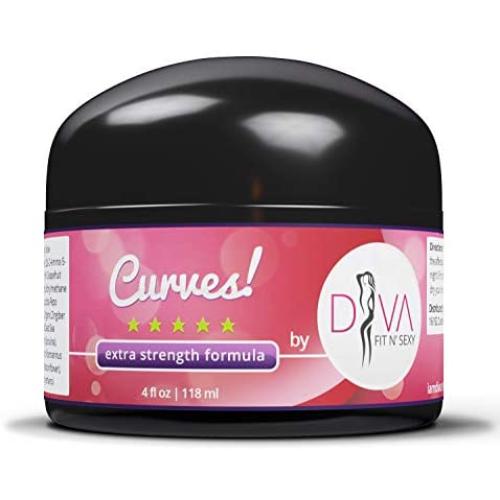 Curves Butt Enlargement Cream by Diva Health and Nutrition - Fast and Effective Enhancement Product for Women and Men That Works!