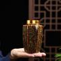 Retro Teaware Chinese Tea Caddies Green Black Tea Box Caddies Ceramics Tea Storage Canday Coffee Powder Tea Container,f
