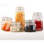 UPKOCH 2Pcs 1000ml Glass Sealed Food Jars Food Storage Canister Container for Dry Food Honey Cereals