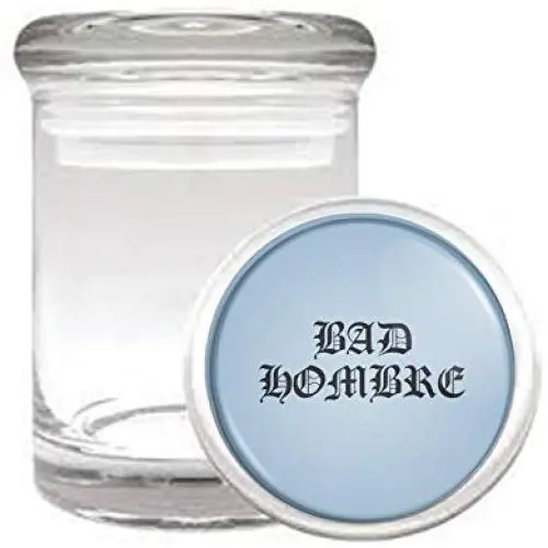 Bad Hombre Trump Medical Odorless Glass Jar Bad Hombre Trump Medical Odorless Glass Jar