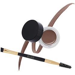 Milani Stay Put Brow Color - Dark Brown (0.09 Ounce) Vegan, Cruelty-Free Eyebrow Color that Fills and Shapes Brows