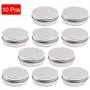 10 Stück Kleine Schrauben Runde Lippen Metall Dose Lagerbehälter & Deckel Box Fall 10er Pack, Eine Größe
