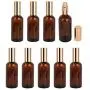 Foraineam 9 Pack 100ml / 3.4 oz. Amber Glass Spray Bottle with Atomizer, Fine Mist Spray, Refillable Container for Perfume, Cleaning Products, Essential Oils Foraineam 9 Pack 100ml / 3.4 oz. Amber Glass Spray Bottle with Atomizer, Fine Mist Spray, Refillable Container for Perfume, Cleaning Products, Essential Oils