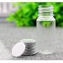 12PCS 0.5oz 15ml Empty Clear Plastic Small Tube Bottle Containers With Aluminum Screw Cap For Essential Oils Powders Creams Makeup Moisture Lotion Travel ​