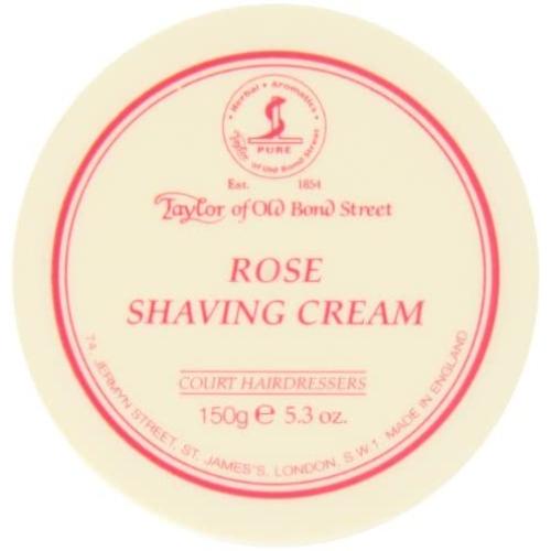 Taylor of Old Bond Street Rose Shaving Cream Jar, 5.3-Ounce