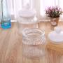 WAOving Nordic Ceramic Glass Candy Jars Sealed Cans Kitchen Food Storage Bottle Spices