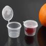 LoCbaT- 50 Pcs Set 40ml Transparent Sauce Cup Plastic Disposable Sugar Ketchup Food Storage Container Salad - Container Container Spice Multitool Storag Box Box Wedding Porce